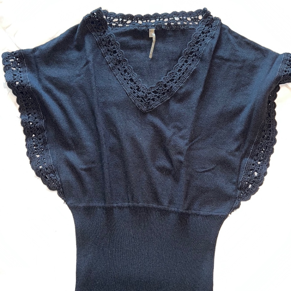 Adorable Black Knit Sweater